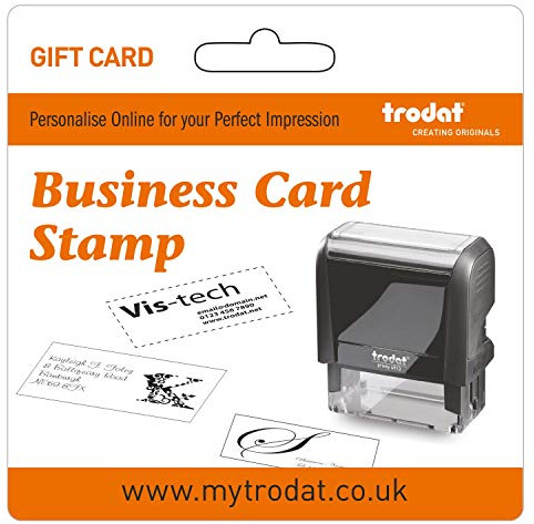 Trodat Printy 4913 Personalised Business Card Self Inking Stamp Voucher