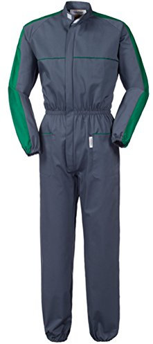 take time/lancelot Tuta da Lavoro alla Coreana con Bande Laterali A Contrasto Blu e Celeste A42307 (L)
