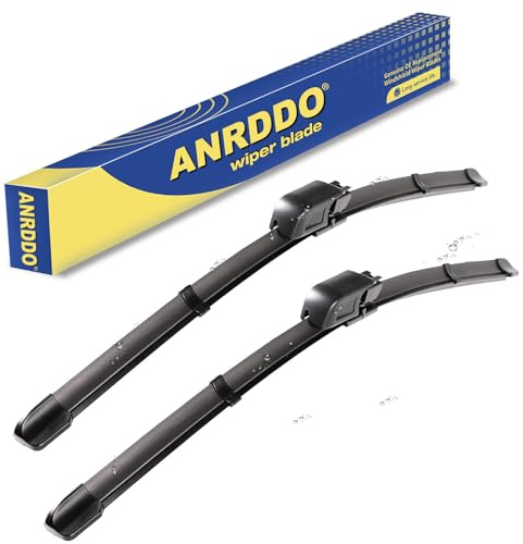 ANRDDO Front Wiper Blades 22+22Replacement for Benz C CLK Class 2003-2009