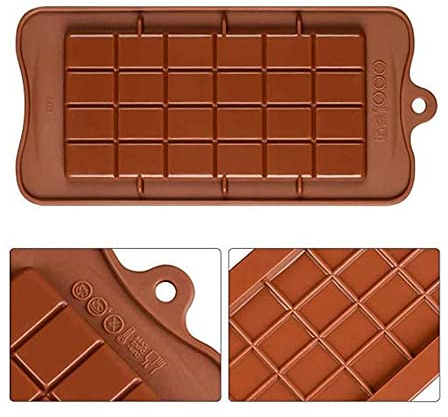 Selecto Bake Break Apart Moule en silicone anti-adhésif réutilisable pour bonbons, protéines et barres énergétiques