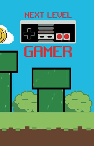 Retro Next Level Gamer A5 Matt Paperback Notebook Ruled Lined Paper 100 Pages: Gaming Journal Ideal For Kids
