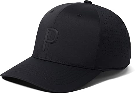 PUMA Golf herr Tech P snapback keps, puma, svart, en storlek, Puma svart, En Storlek