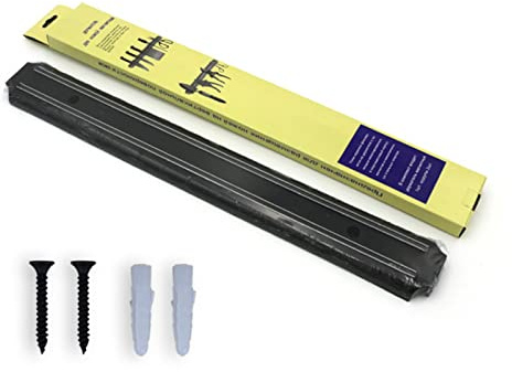 Barre de Couteau Magn¨¦Tique Murale Peu Encombrante Porte-Couteau Magn¨¦Tique Simple et Robuste pour la Cuisine Plastique en Caoutchouc et Aimant Aimant Int¨¦Gr¨¦ Gain de Place