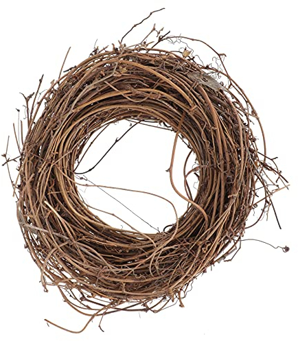 Amosfun Rattan Dekoration Aus Kunststoff Kaffee FüR DIY Kranz Herstellung Wand Und Tisch Deko 30 X 28 X 8 cm FüR Weihnachten Und Festliche AnläSse