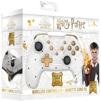 Freaks & Geeks Harry Potter Manette Switch Sans Fil Câble 1M - Hedwige Blanc