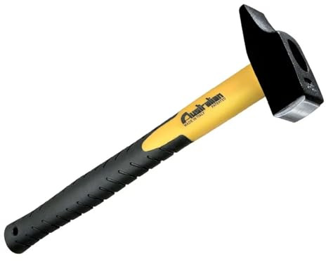 La zappa Martello per fabbro di tipo Francese con manico in fibra di vetro e gomma (600 gr - manico 345 mm)