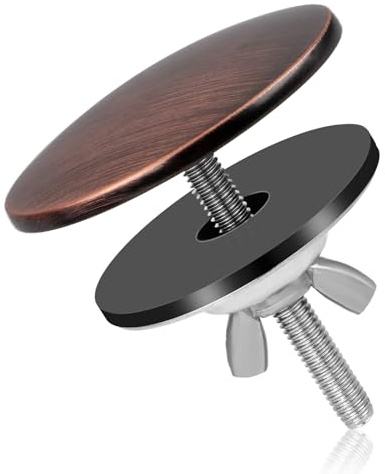 Tapa del Orificio del Fregadero de la Cocina, Aleación de Zinc Acero Inoxidable Tapón del Fregadero de la Cocina Tapa de Sellado Tapón del Fregadero (Bronce)