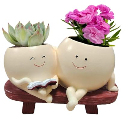 Vaso da fiori - Fioriera per interni | Vaso in resina | Vaso di fiori per piante da interno, Vaso di fiori, Vaso di fiori con viso, Vaso di fiori per la casa, Vaso di