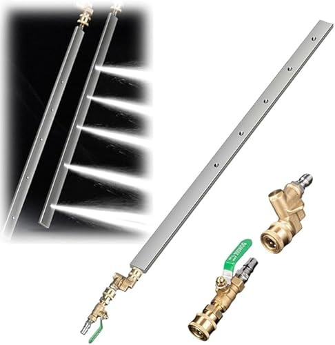 Varita de limpieza portátil para radiador, varitas limpiadoras de agua de radiador, herramienta de limpieza de tanque de agua de coche, varilla de 60 cm + conector rápido de tubo de aire + junta, para