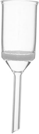LIFKOME Embudo de Filtración de Laboratorio Buchner de Vidrio G3 35 Ml, Transparente Núcleo de Arena para Filtrado Químico Preciso y Rápido, Embudo de Vidrio para Experimentos Científicos