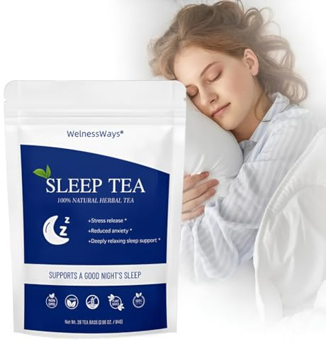 28 Bustine Di Tè For Dormire Profondamente - Tè Alle Erbe For La Notte For Il Rilassamento, Bustine Di Tè Calmanti For La Buonanotte For Favorire Un Sonno Ristoratore(3PCS)
