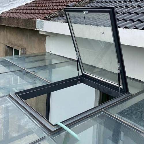 lucernario sul tetto Finestra domestica con vetro temperato a doppio strato, lucernario personalizzabile per soffitta, per protezione dal freddo e isolamento termico(22x34in(56x86.3cm))