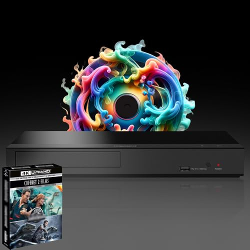 MULTIREGION Blu-ray Player Compatible with Panasonic DP-UB150 MultiRegion for DVD Blu-ray Region B - DVD Regions 1-8 - Bundle Including FREE JW 4K UHD Disc