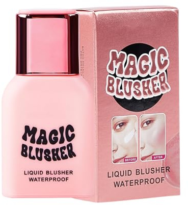 Liquid Blush Long-Lasting Color Changing Liquid Brightening Concealer | Blush Makeup for Cosmetics Beauty Skin Women Girl Daily Natural Look