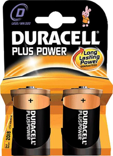Duracell Piles dur Plus Power D/dur019171 2 Mono