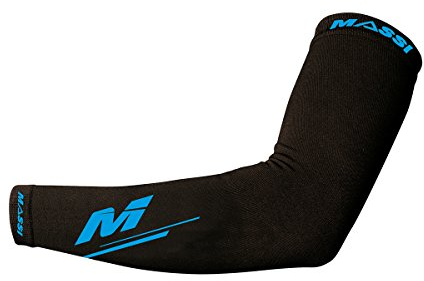 Massi Adur Manguitos, Unisex Adulto, Negro/Azul, Talla Única