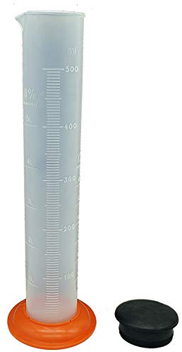one by Camamoto Gobelet doseur d'huile universel 500ml avec bouchon - couvercle pour mélange scooter 2 temps - DIY jardinage polyvalent cod 77622011B