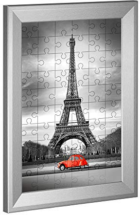 Cornice portafoto per puzzle PRIO 20 x 30 cm, in alluminio levigato (decorazione) per ca. 100-200 pezzi