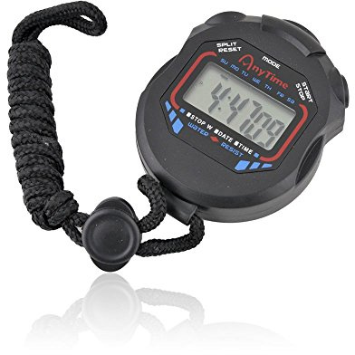 LEOFLA Cronómetro multifunción de Cuarzo para Deporte Parcial Total Carrera Gimnasio -