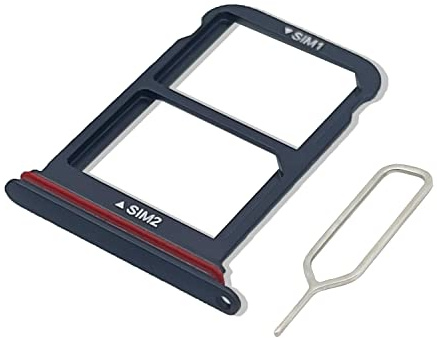 Eonpam Tiroir Carte SIM pour (Huawei P20 Pro) Support Qualité d'origine Remplacement Plateau Memory SD Slot Carte SIM avec Aiguille SIM(Noir)