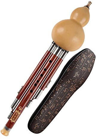 Mobkid Mahagoni Cucurbit Musikinstrument B-Flat C-Tune Musikinstrument Geeignet Für Anfänger Erwachsene Und Kinder Anfänger (Color : Yellow, Size : C-key)