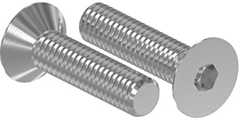 STEINBACHER© | (10x) Edelstahl Senkkopfschraube M6 x 40, A4, ISO 10642