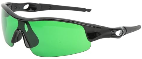 Yosoo Lunette Culture Indoor Lunettes de Salle de Culture HPS, Protection LED et Lunettes UV pour Usine de Travail, Maison, PC Extérieur (GREEN)