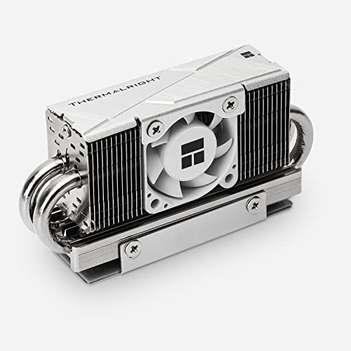 TR HR10 2280 PRO SSD Heatsink Cooling, doppelseitiger Kühlkörper, 4 × 5 mm Heatpipes, mit kleinem PWM Lüfter mit hoher Geschwindigkeit, Thermal Silikon Pad für 2280 SSD PC und Computer