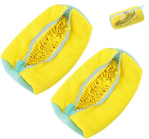 2 Pcs Schuhwaschbeutel,schuhwaschbeutel waschmaschine,Waschmaschine Schuhbeutel,schuhbeutel waschmaschine,wäschesack schuhe,schuhsack waschmaschine,für Waschmaschine und Trockner (A)