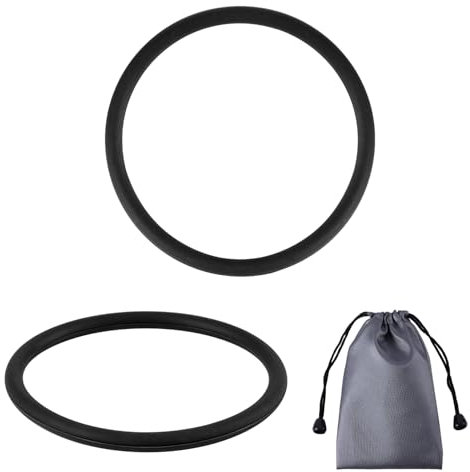 Gosknor 2uds Correa de Soporte para Tendón Rotuliano Banda para Rodilla, Silicona Soporte para Rodilla Elástico Banda para Rodilla para Baloncesto Relajación del Dolor de Rodilla Correr (Negro)