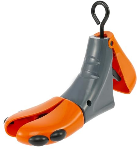 Estirador de zapatos ajustable para zapatos, unisex, expansor de zapatos, portátil, ancho y largo, práctico para botas anchas con asa, ensanchador de zapatos de plástico para mujeres u hombres, S, S