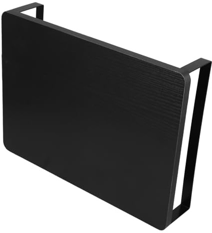 Vaguelly Soporte para Estufa de Gas Portátil de Hierro Negro Diseño de Rejilla, Resistente para Cocina Familiar y Almacenamiento Práctico en Mesa