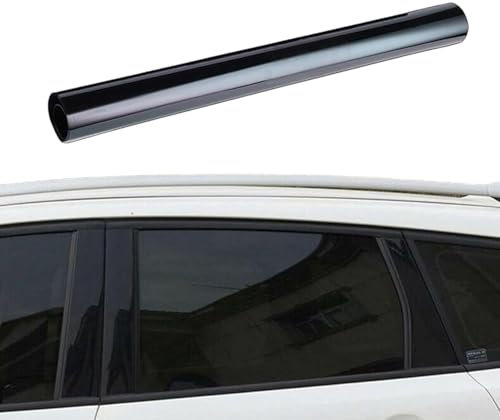 Pellicola Oscurante per Vetri Auto di Alta Qualita'Pellicola Per Vetri Auto o Casa Pellicola Parasole, Antiriflesso Autoadesiva Protezione Solare 5% 50x300cm / 75x300cm (75x300)