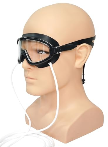 FXNFXLA Occhiali con Maschera per Inalazione di Idrogeno, Occhiali per Inalazione di Gas H2, Alleviano L'affaticamento degli Occhi E Migliorano L'idratazione degli Occhi, da Utilizzare