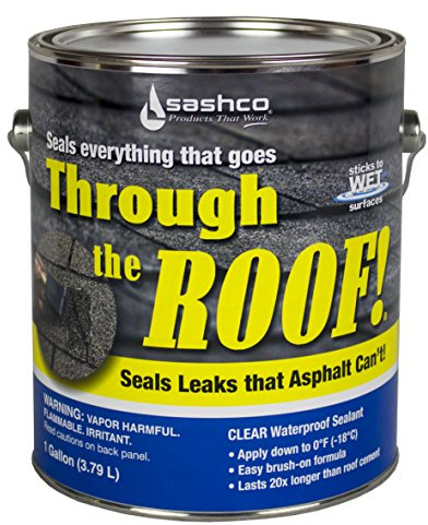 Sashco 14004 Gallon Clear Roof Sealant