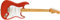 Squier by Fender Classic Vibe '50s Stratocaster Chitarra Elettrica, Tastiera in Acero, Fiesta Red, Un Tributo alla Mitica Strat degli Anni '50