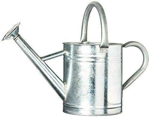 BebLP 3,5 L Plata Galvanizada Regadera Decoración Patio Decoración Regadera Spray Regadera Regadera for Plantas de Interior Planta Regadera Decoraciones de jardín Regadera pequeña Jardín de Interior