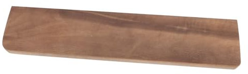 SHOWERORO Handmade Walnut Wooden Keyboard Rest Wrist Support for Right Hand Comfortable Gaming Wrist Pad Nonslip Design Easy to Clean