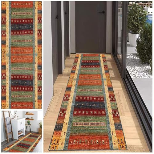 Tapis de Cuisine Lavable en Machine 40 x 100 cm Tapis de Passage Antidérapant Salle De Bain Couloir Absorbant Devant Evier