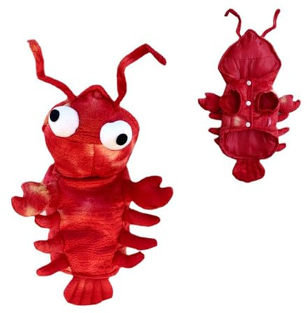 Hundekostüm Teddy Mops Halloween Kleidung Rot Rollenspiel Haustierkleidung Hnp16 (Red, 33x25cm)