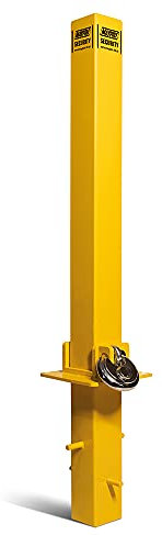 Maypole Heavy Duty Fold Down Security Post Concrete Set Type Driveways, Carports, Garages