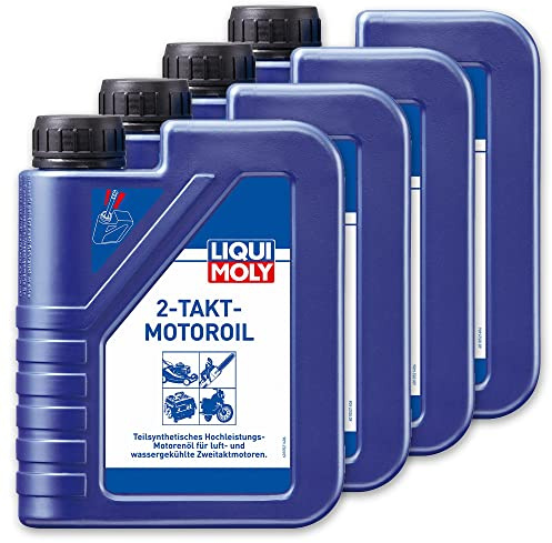 Liqui Moly 4X 1052 2-Takt-Motoroil selbstmischend Rasenmäher Motorsäge Öl 1L