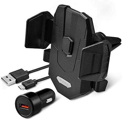 Spigen SteadiBoost Caricatore Wireless Auto Veloce Certificato Caricabatterie Auto Incluso Per iPhone 12 Mini Pro Max SE 2020 11 11 Pro MAX XR XS 8 8 Plus Galaxy S21 S20 S10 Note 20 Ultra Note 10