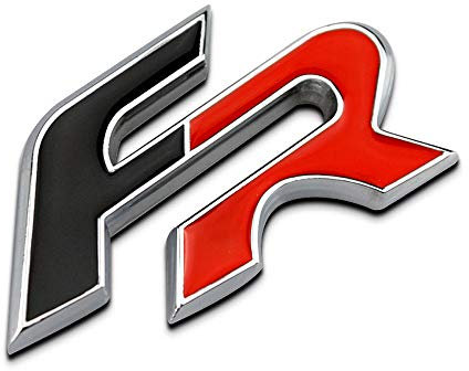 1 Pcs 3D En Métal FR Voiture Côté Fender Arrière Arrière Emblème Badge Sticker Autocollants pour Voitures