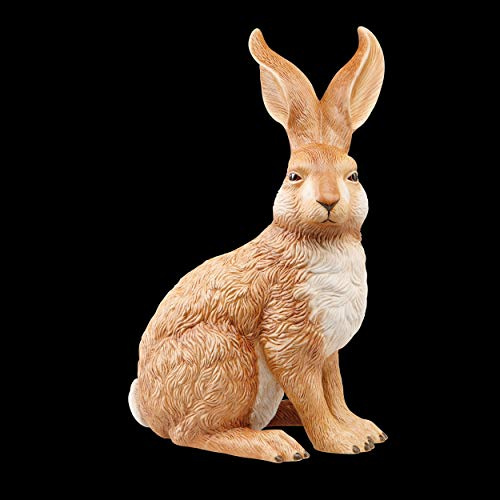 Goebel Påskfigur påskhare, porslin, vit, 17,5 x 14 x 26 cm