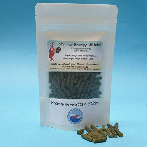 Schmitt Aquaristik Shrimp-Energy-Sticks 50g / Premium-Futter-Sticks für Garnelen