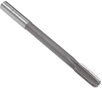 sourcing map Spannreibahle HSS Kobalt M35 Reibahle D4 6 Gerade Flöte Rundschaftfräser 6,7mm