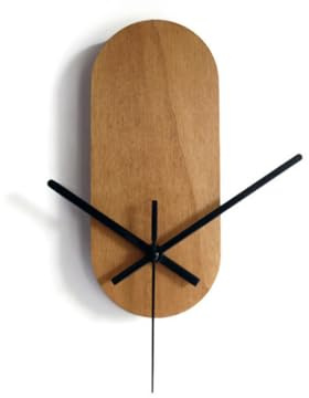 Orologio da parete moderno silenzioso noce chiaro per soggiorno elegante decorazione murale legno tagliato a laser orologio design piccolo per camera da letto idea regalo originale