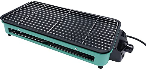 WSJQB Grillaire électrique ménage Barbecue sans fumée Grillades Petite familiale intérieure Barbecue Grill Barbecue Net Rouge Rouge Crub Grill