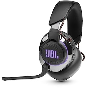 JBL Quantum 810 Headset - Over-Ear Gaming, Streaming, Conferencing, Wireless Headphones with 30h Play Time and Voice-Focus Boom Microphone (Renewed)